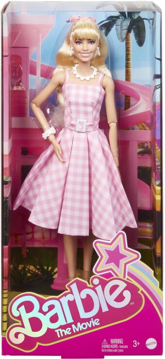 Barbie Movie-Pink Gingham Dress (HPJ96) (1)
