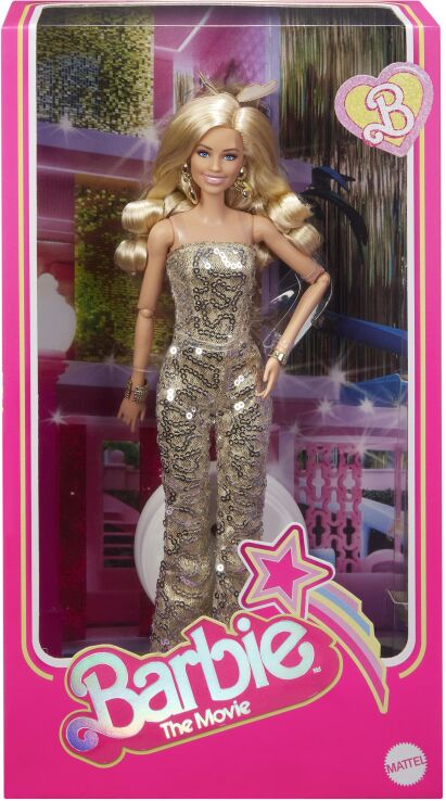 Barbie Movie-Gold Disco Jumpsuit (HPJ99) (1)