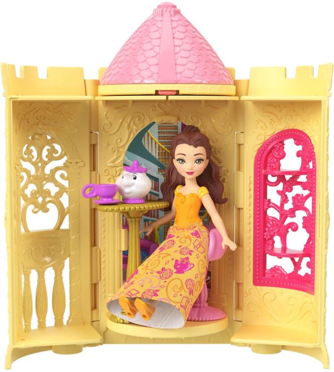 Disney Princess Mini Κούκλες-Παραμυθένιος Πύργος Έκπληξη-6 Σχέδια (JBL46) (5)