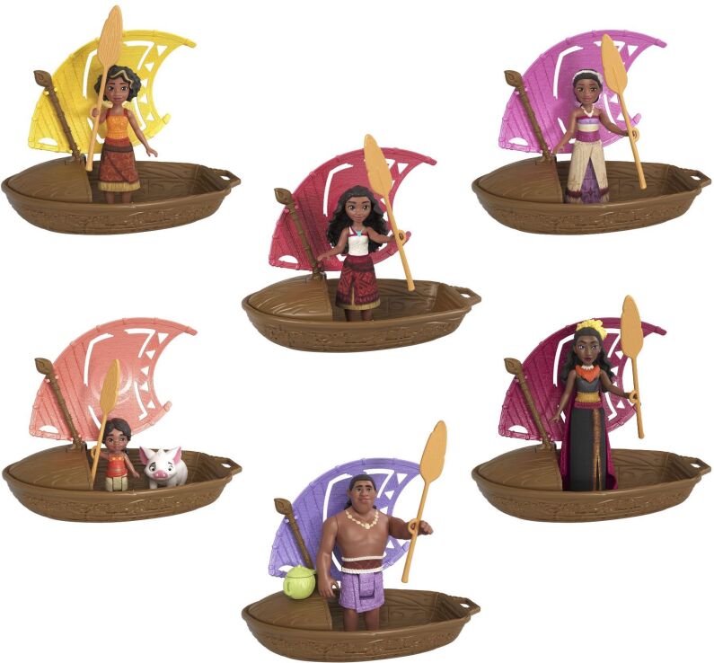 Disney Princess Βαϊάνα-Μίνι Κούκλες Έκπληξη-6 Σχέδια (JBT68) (1)