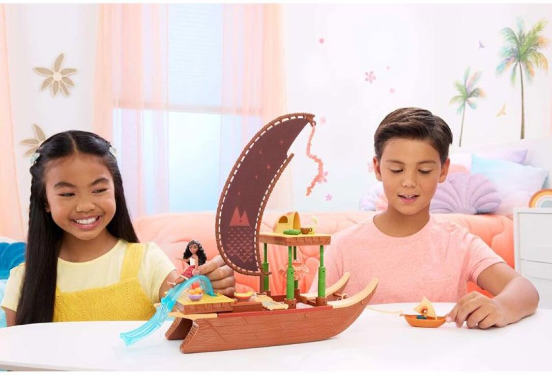 Disney Princess Βαϊάνα-Μίνι Κούκλες Βαϊάνα & Καράβι (JBT78) (2)