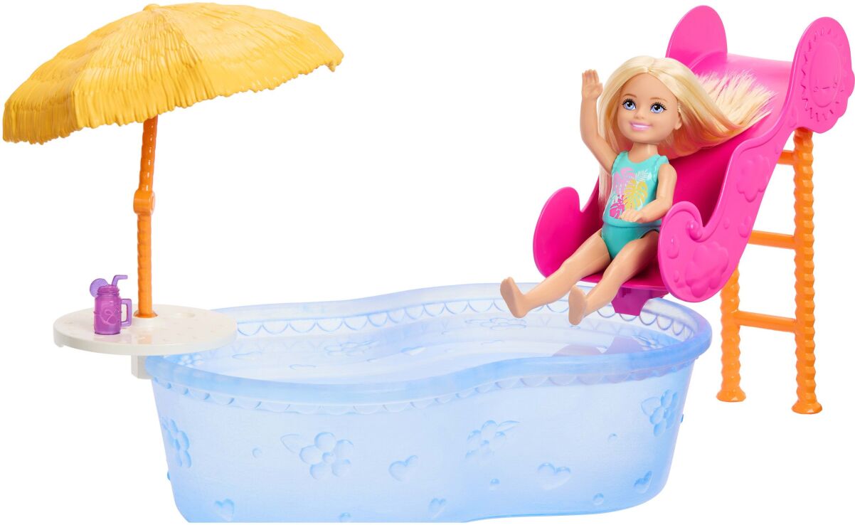 Barbie Chelsea Σετ Πάρτυ Στην Πισίνα (JLX39) (4)