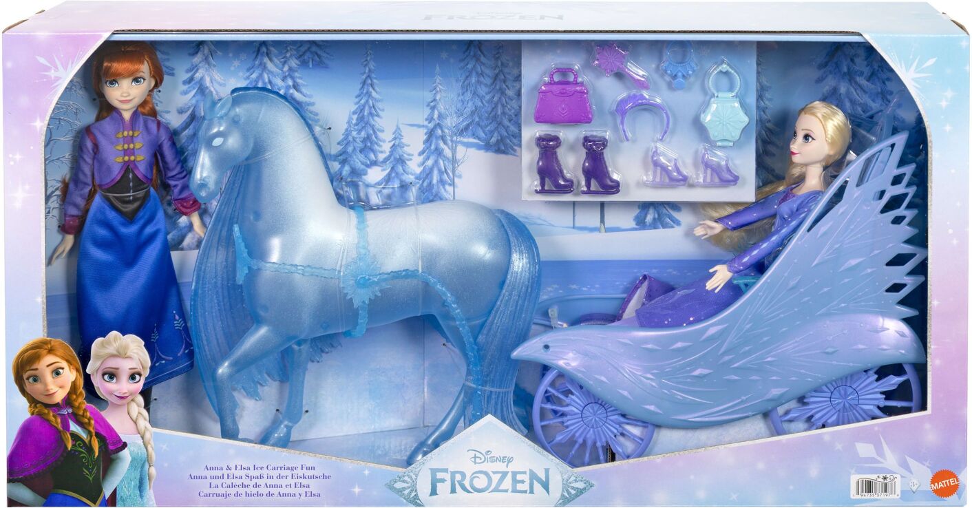 Disney Frozen Έλσα & Άννα Με Άμαξα (JLY82) (1)