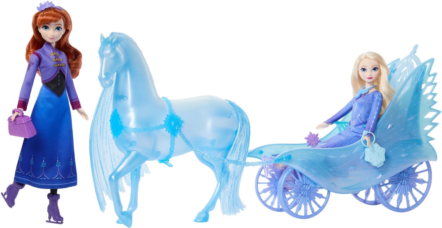 Disney Frozen Έλσα & Άννα Με Άμαξα (JLY82) (5)