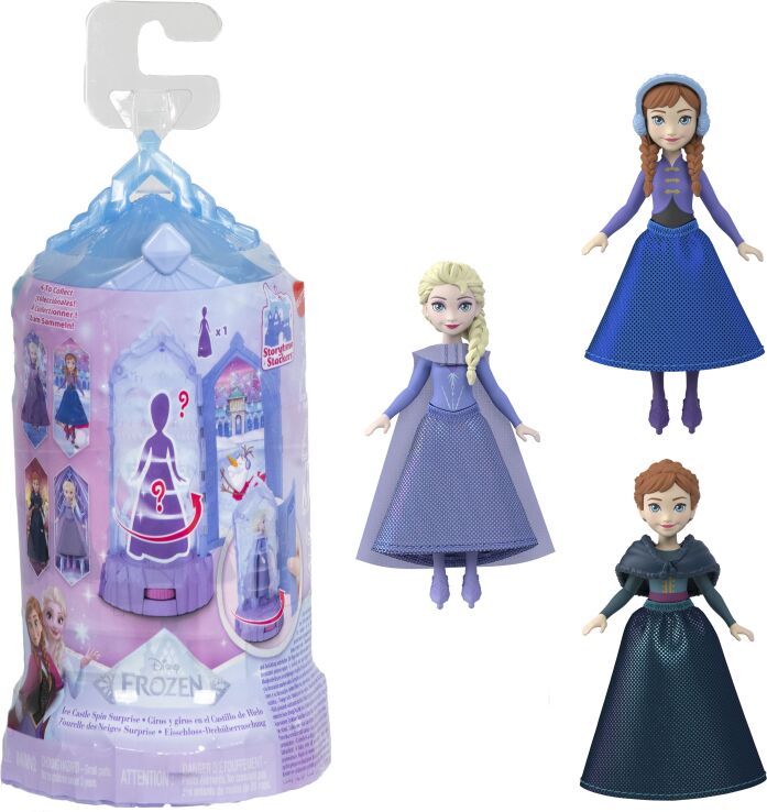 Disney Frozen Mini Κούκλες-Πυργάκι Έκπληξη-3 Σχέδια (JCR90) (0)