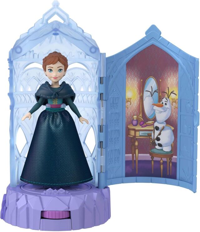 Disney Frozen Mini Κούκλες-Πυργάκι Έκπληξη-3 Σχέδια (JCR90) (1)