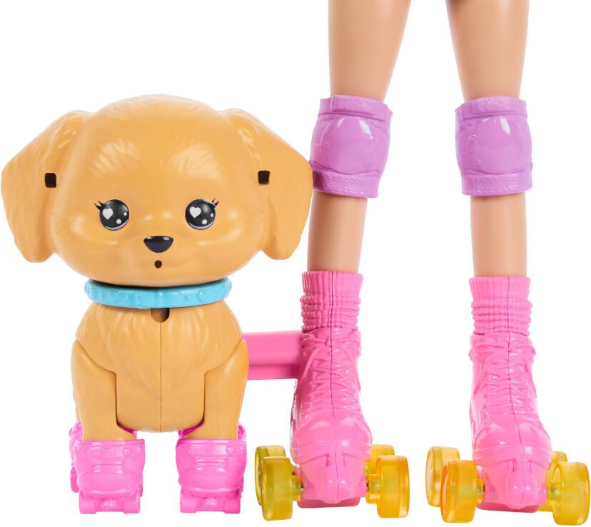 Barbie Roller Skates Με Σκυλάκι (JMJ44) (4)