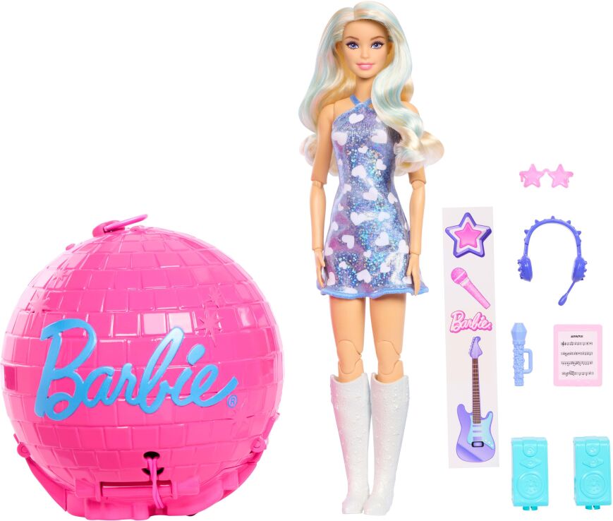 Barbie Μπάλα 'Εκπληξη-Ποπ Σταρ (JMK19) (0)