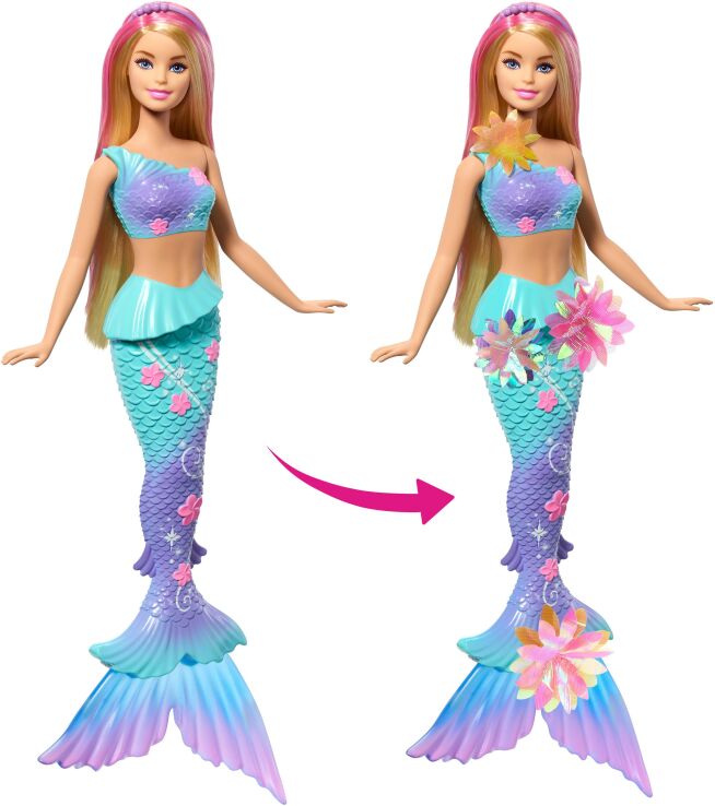 Barbie Μαγική Γοργόνα Που Ανθίζει-Ξανθιά (JDM72) (2)