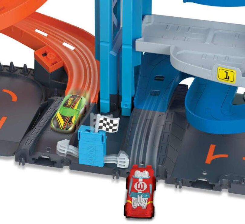 Hot Wheels Πύργος Ταχύτητας 2 Σε 1 City (HKX43) (2)