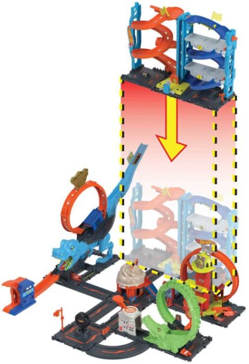Hot Wheels Πύργος Ταχύτητας 2 Σε 1 City (HKX43) (3)