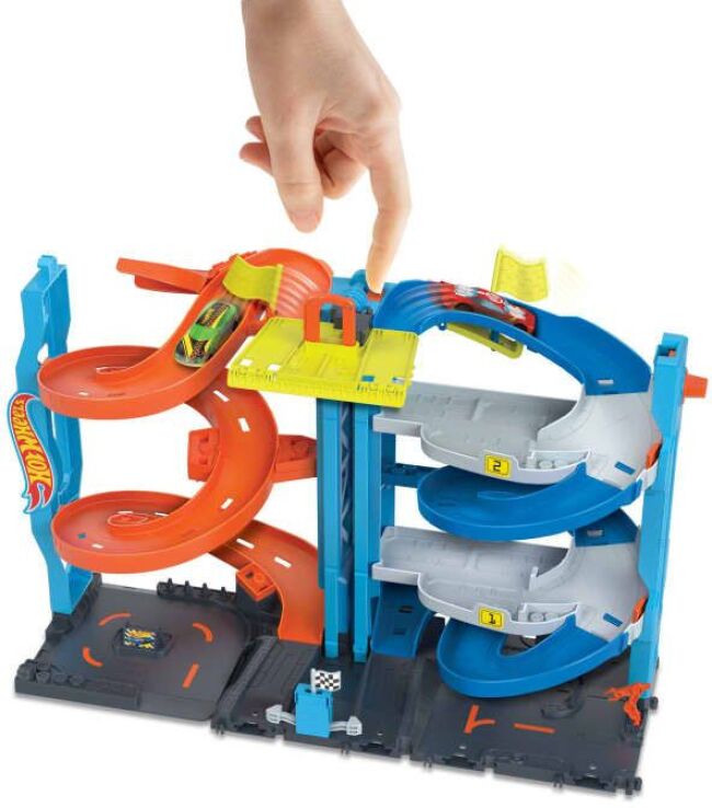 Hot Wheels Πύργος Ταχύτητας 2 Σε 1 City (HKX43) (4)