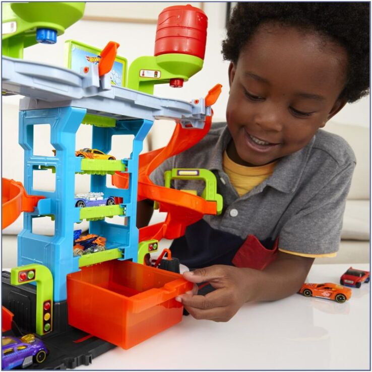 Hot Wheels Χρωμοκεραυνοί Πλυντήριο (HDP05) (2)