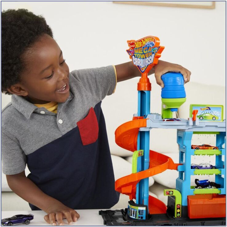 Hot Wheels Χρωμοκεραυνοί Πλυντήριο (HDP05) (3)