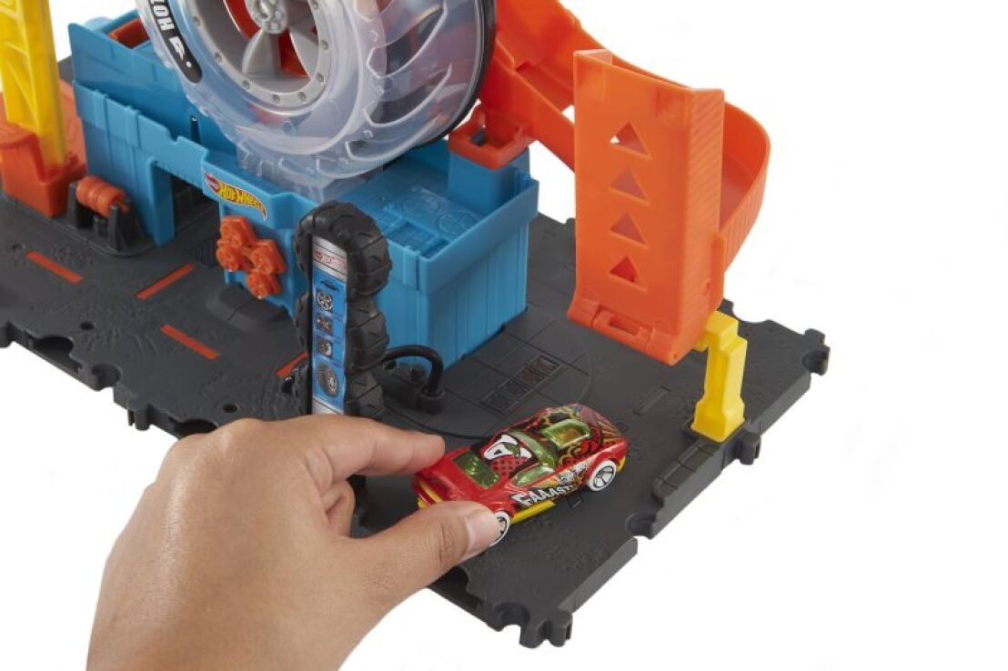 Hot Wheels Πίστα City Με Περιστρεφόμενες Ρόδες (HDP02) (5)