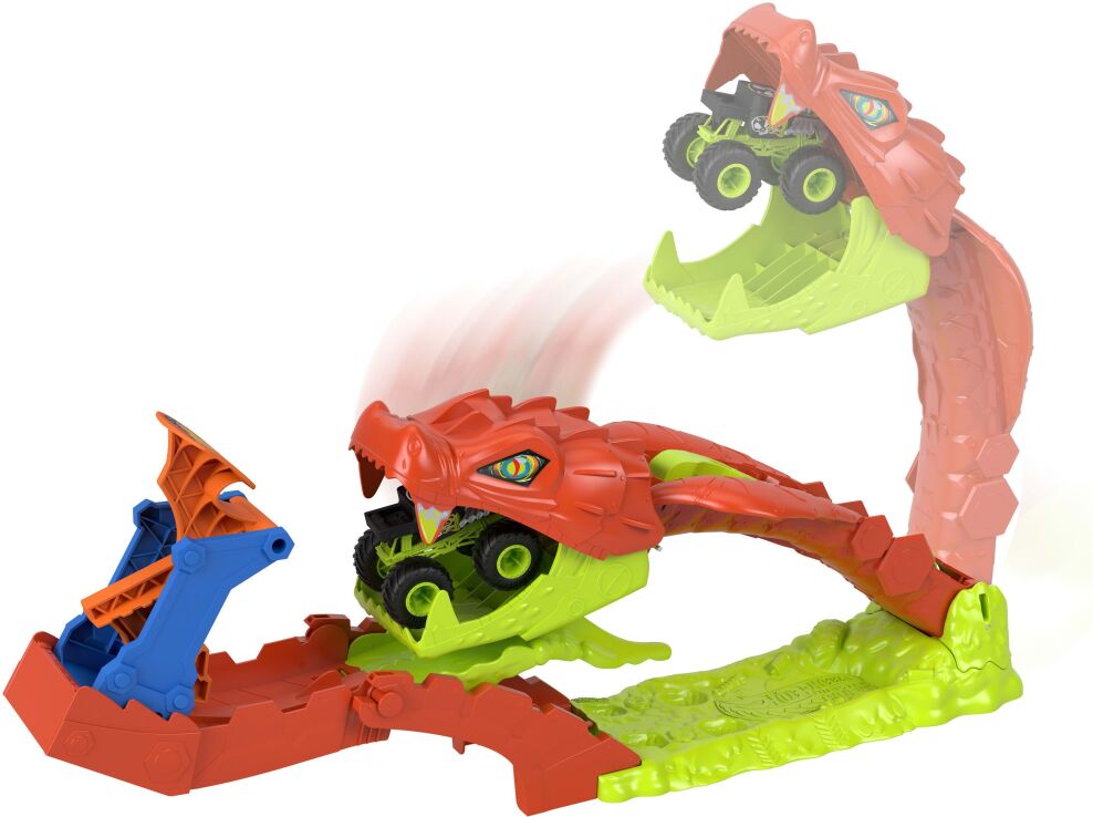 Λαμπάδα Hot Wheels Monster Trucks Πίστα-Επίθεση Φιδιού (JJN44) (3)