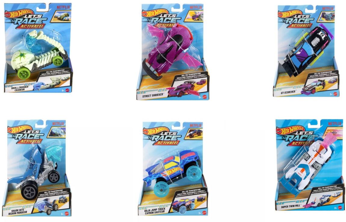 Hot Wheels Αυτοκινητάκια Ώρα Για Αγώνα 1:32-6 Σχέδια (JJX15) (2)