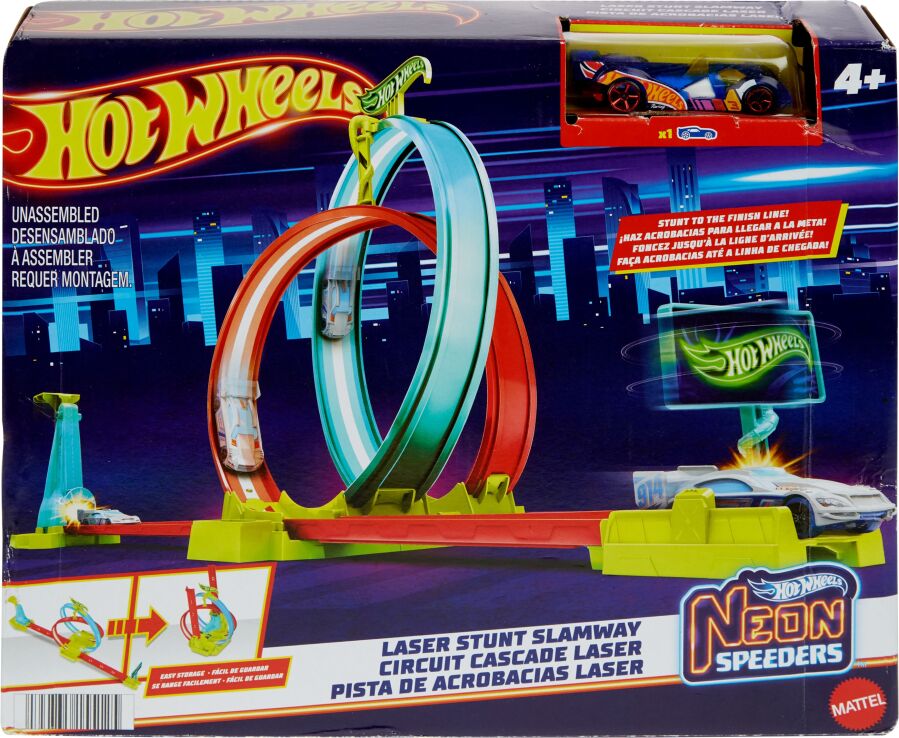 Hot Wheels Πίστα Neon Speeders (HPC05) (1)