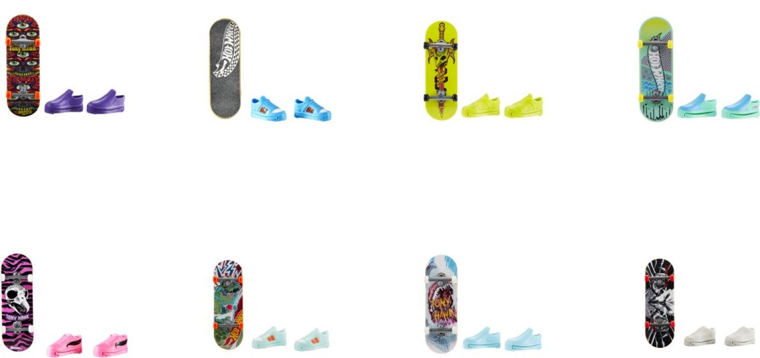 Hot Wheels Skate & Παπούτσια-20 Σχέδια (HGT46) (2)