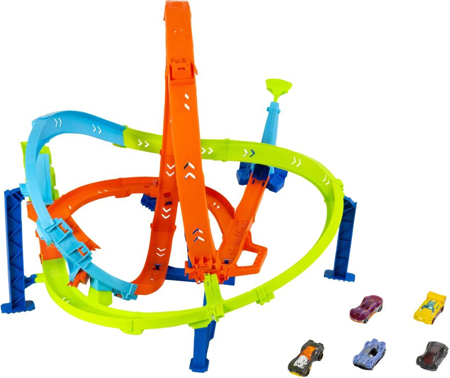 Hot Wheels Πίστα Cyclone Loop Challenge (JLF66) (3)