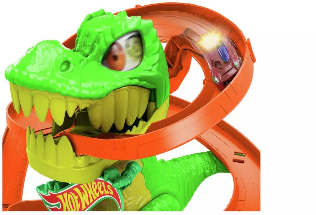 Λαμπάδα Hot Wheels T-Rex Πυροσβεστικός Σταθμός City (JBM73) (2)