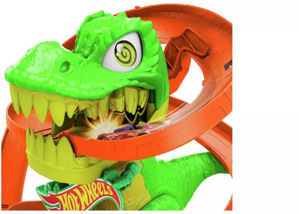 Λαμπάδα Hot Wheels T-Rex Πυροσβεστικός Σταθμός City (JBM73) (3)