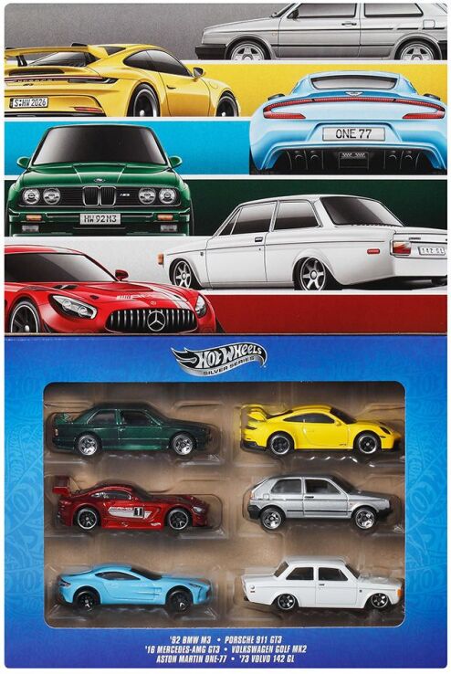 Hot Wheels Αυτοκινητάκια-Euro Style Σετ Των 6 (JLB25) (2)