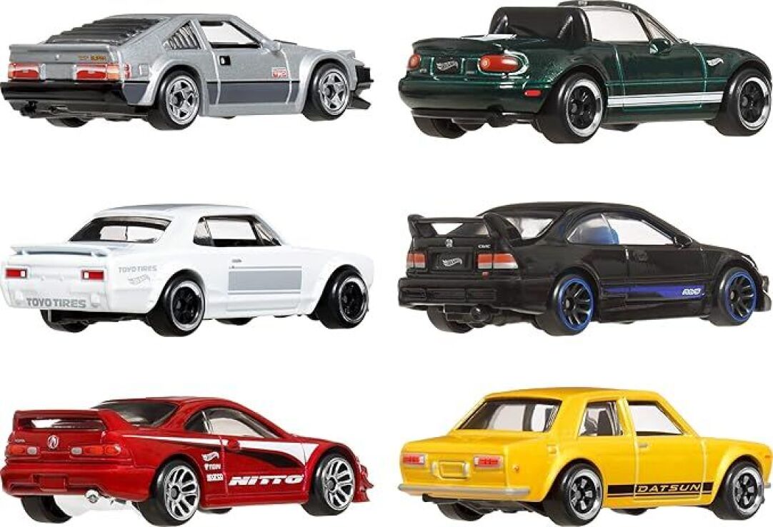 Hot Wheels Αυτοκινητάκια-Streets Of Japan Σετ Των 6 (JBY77) (2)