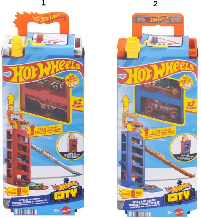 Hot Wheels Mini Γκαράζ Πίστες City-2 Σχέδια (JMJ52) (1)