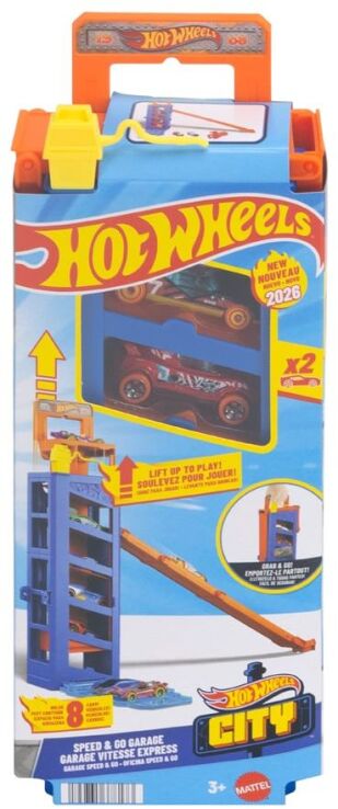 Hot Wheels Mini Γκαράζ Πίστες City-2 Σχέδια (JMJ52) (2)