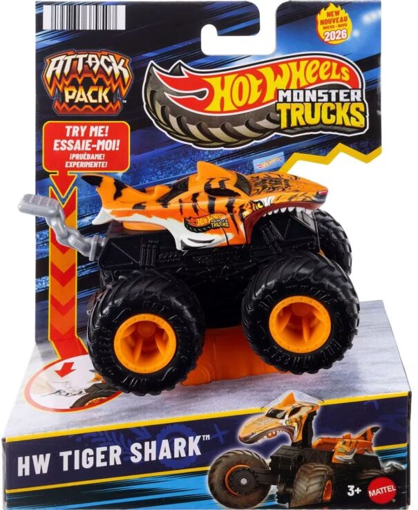 Hot Wheels Monster Trucks Οχήματα-Attack Pack-5 Σχέδια (JMK92) (3)