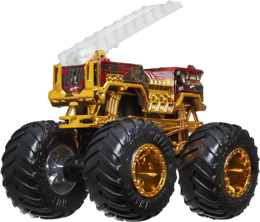 Hot Wheels Monster Trucks Οχήματα Bigfoot Throphy Champions-2 Σχέδια (JDV96) (0)