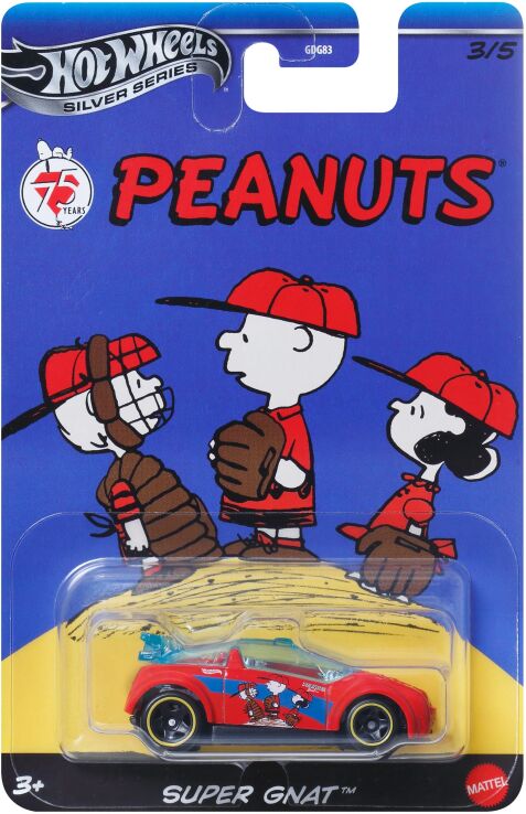 Hot Wheels Αυτοκινητάκια-Peanuts 75th-5 Σχέδια-1Τμχ (JDY88) (3)