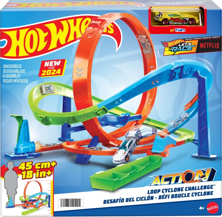 Hot Wheels Πίστα Σούπερ Extreme Λουπ (HTK16) (1)