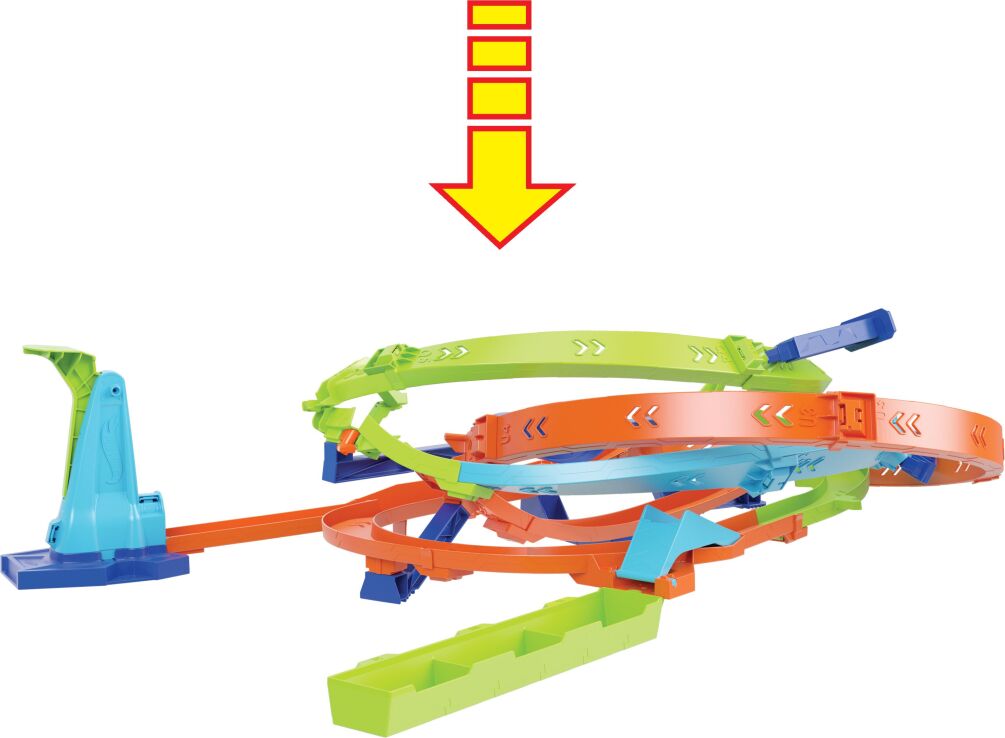Hot Wheels Πίστα Σούπερ Extreme Λουπ (HTK16) (2)