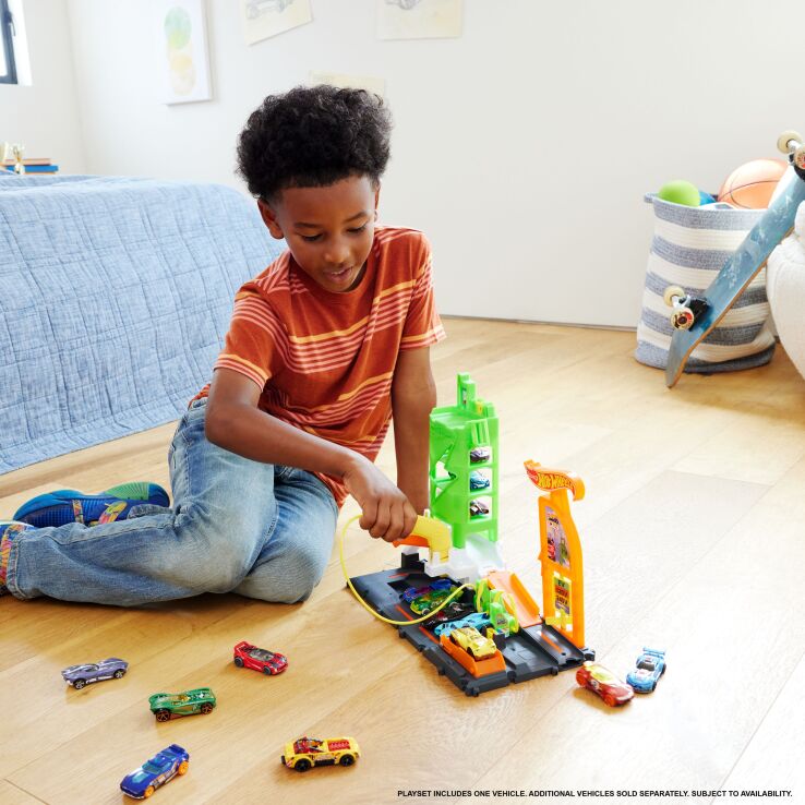 Hot Wheels Πίστα Σταθμός Καυσίμων City (HTN79) (5)