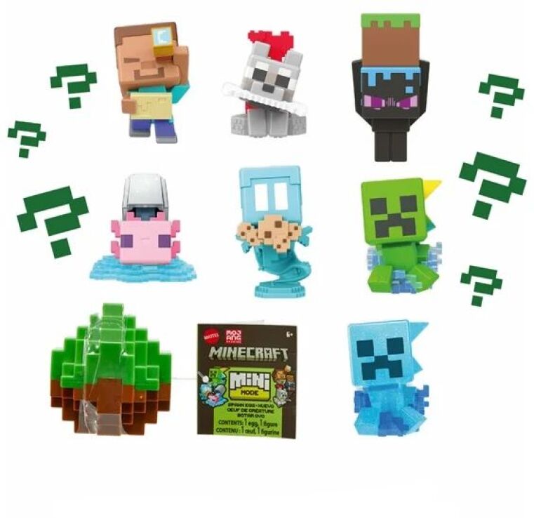 Minecraft Mini Αυγά Με Φιγούρα-7 Σχέδια-1Τμχ (HXT64) (2)