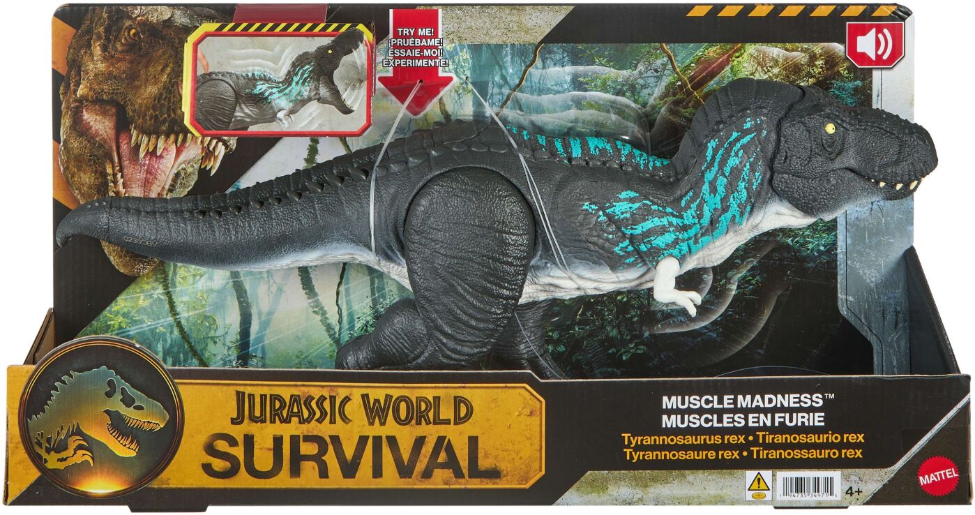 Jurassic World T-Rex Με Διόγκωση Μυών (JKG92) (1)