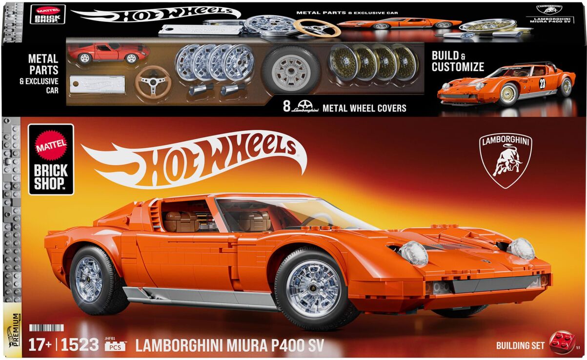 Brick Shop Hot Wheels Premium Series-Lamborghini '71 Miura P400 SV (JHF61) (1)