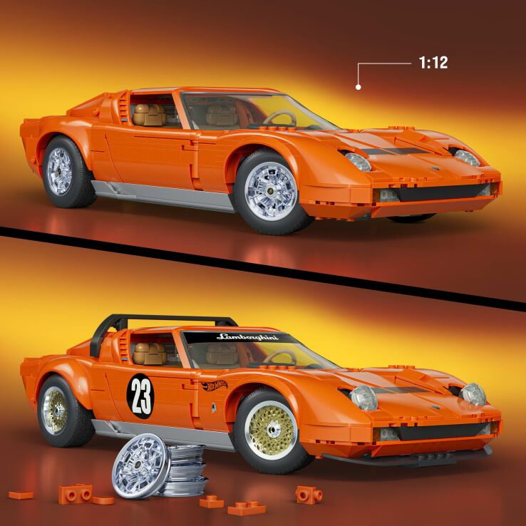 Brick Shop Hot Wheels Premium Series-Lamborghini '71 Miura P400 SV (JHF61) (2)