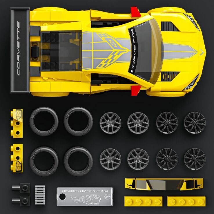 Brick Shop Hot Wheels Speed Series-Corvette C8.R (JKR19) (3)