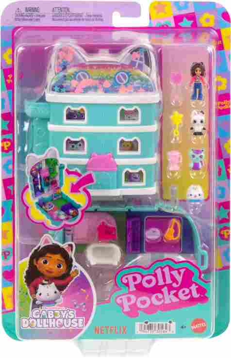 Polly Pocket Polly Μίνι-Gabby's Dollhouse (JFV02) (1)