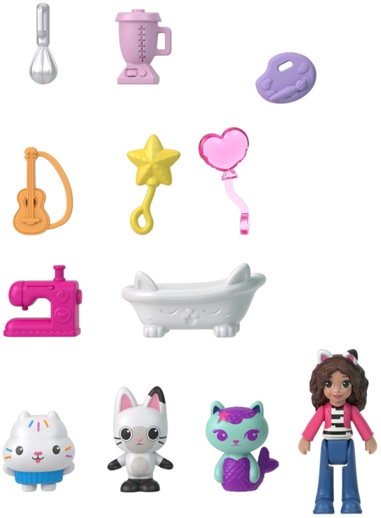 Polly Pocket Polly Μίνι-Gabby's Dollhouse (JFV02) (3)