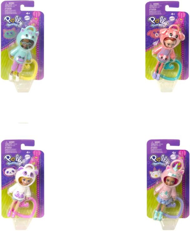 Polly Pocket Polly Κούκλα Με Φουτεράκι-4 Σχέδια (HKV98) (2)