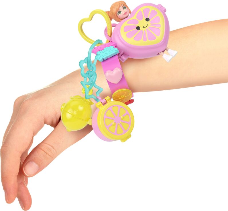 Polly Pocket Polly Κούκλα Με Αξεσουάρ & Μπρελόκ Μεγάλο Pack-3 Σχέδια (JKR51) (13)