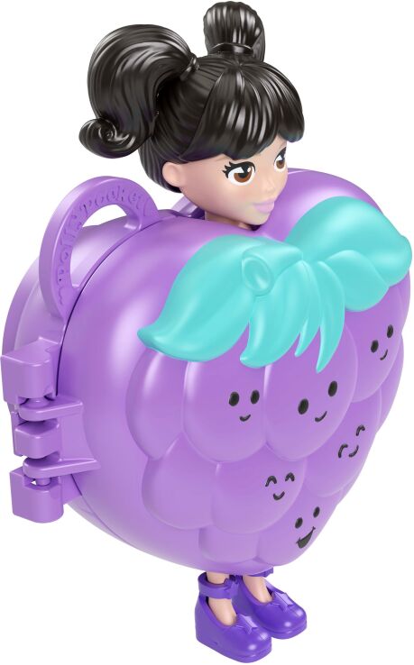 Polly Pocket Polly Κούκλα Με Αξεσουάρ & Μπρελόκ Μεγάλο Pack-3 Σχέδια (JKR51) (5)