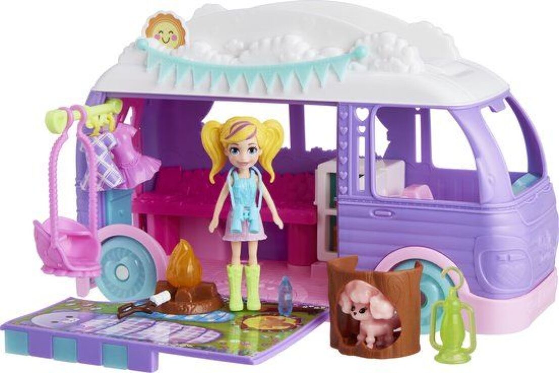 Polly Pocket Polly Τροχόσπιτο (JCC32) (3)
