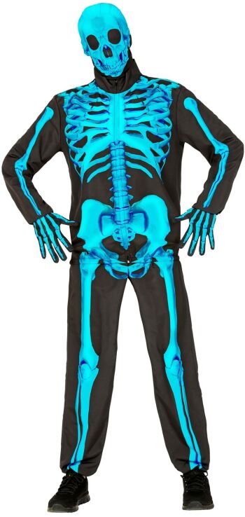 WM Στολή Ενηλίκων Neon Skeleton FC Large (15883) (0)