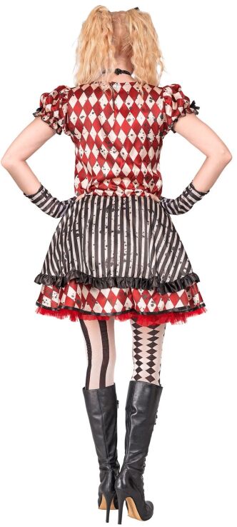 WM Στολή Ενηλίκων Harlequin Doll Medium (42702) (4)