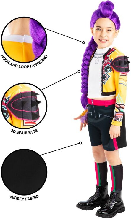 Rubie's K-Pop Demon Hunters Rumi Classic Στολή X-Small No 5-6 (1003654/XS) (3)